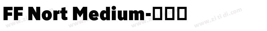 FF Nort Medium字体转换
